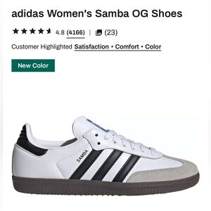 Adidas Samba OG Sneakers - White and Black